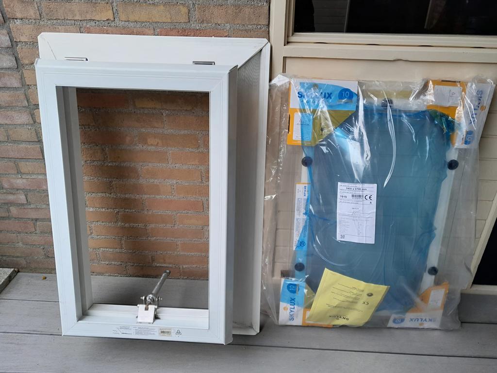 Dakkoepel met ventilatie 40x70 cm, Ophalen, Kunststof, Minder dan 75 cm, Overige typen