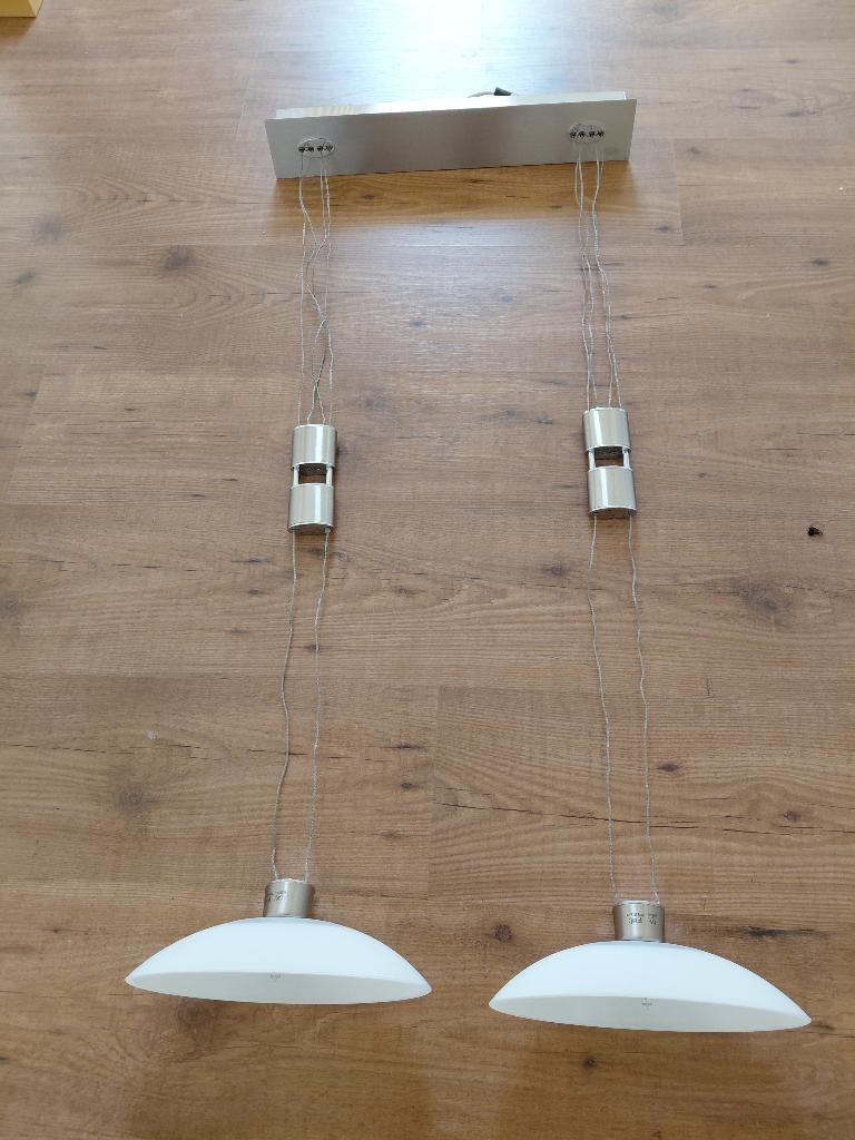 Hang Lamp, Huis en Inrichting, Lampen | Hanglampen, Ophalen of Verzenden, Gebruikt, Glas, 75 cm of meer