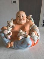 Lachende Boeddha met kinderen - Geluksbeeld, Ophalen