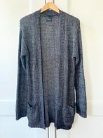 Stijlvol ICHI vest in grijs/zwart - Maat L, Ophalen of Verzenden, Zo goed als nieuw, Maat 38/40 (M), Grijs