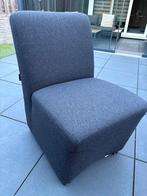 Antraciete Fauteuil Goossens, Huis en Inrichting, Fauteuils, Ophalen, Minder dan 75 cm, Nieuw, Stof