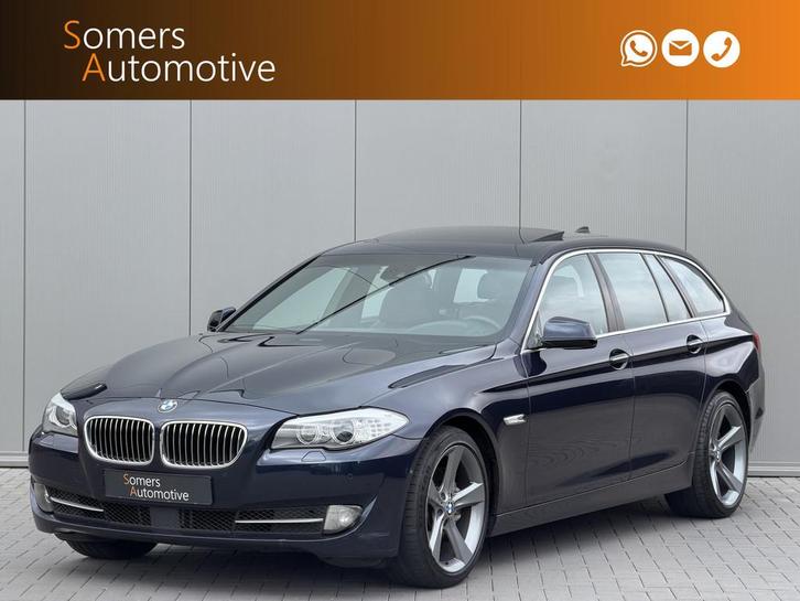 BMW 5 Serie Touring 535d High Executive | Panorama | Soft Cl, Auto's, BMW, Bedrijf, Te koop, 5-Serie, 360° camera, ABS, Achteruitrijcamera