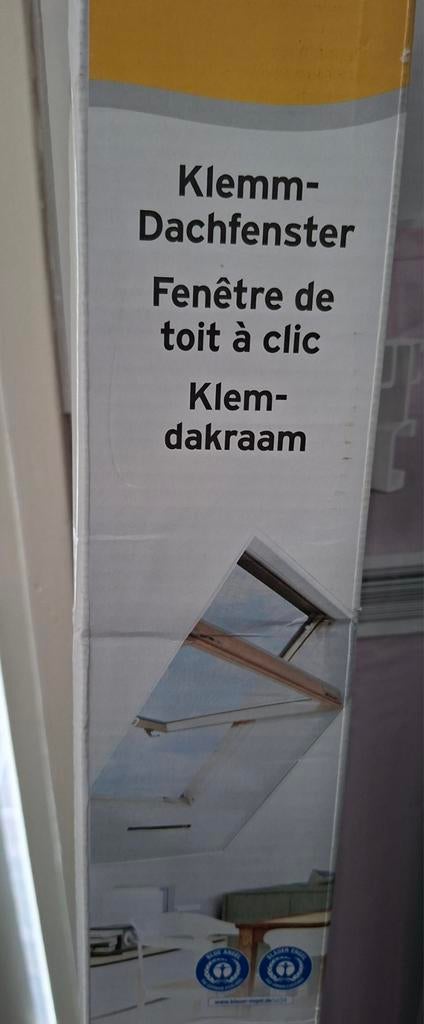 Dakraam  klem dakraam nieuw ongeopend verpakking, Ophalen of Verzenden, Nieuw, Minder dan 80 cm, Dakraam