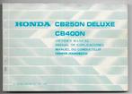 Honda CB250 N CB400 N manual Betriebsanleitung (4695z), Ophalen of Verzenden, Honda