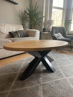 Ovale salontafel, Ophalen, 100 tot 150 cm, Eikenhout, Nieuw