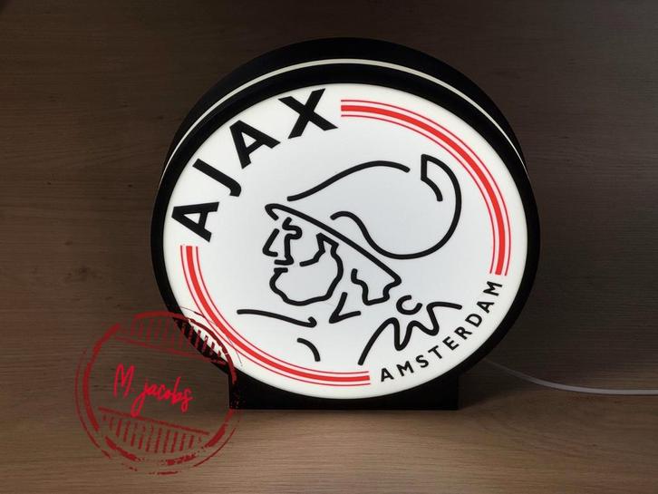 Ajax lichtreclame met LED verlichting, Verzamelen, Sportartikelen en Voetbal, Nieuw, Overige typen, Ajax, Ophalen of Verzenden