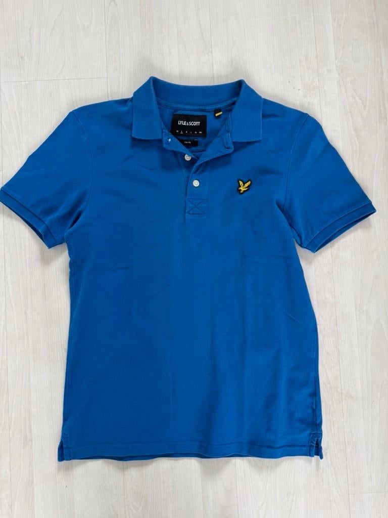 Polo Lyle & Scott Blauw Maat S, Kleding | Heren, Polo's, Blauw, Ophalen of Verzenden, Lyle & Scott, Gedragen