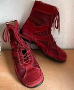 Rode Wolky enkel laarzen maat 38[v], Kleding | Dames, Ophalen of Verzenden, Zo goed als nieuw, Rood, Lage of Enkellaarzen