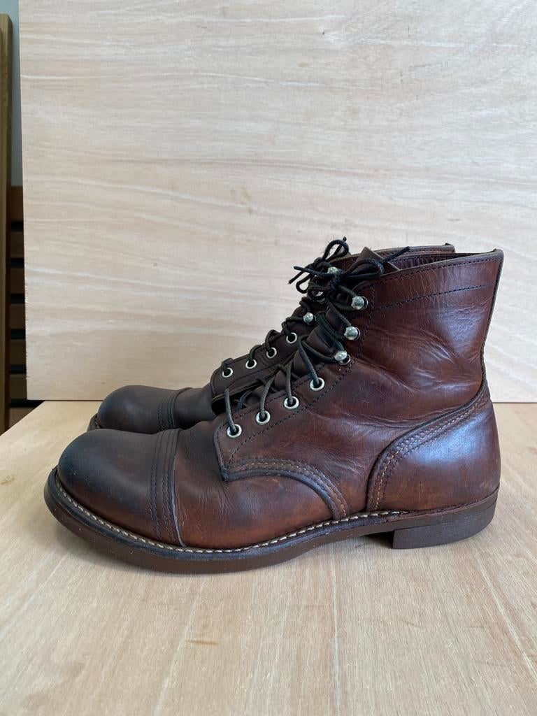 Red Wing 8111 Iron Ranger amber harness US9D/42, Kleding | Heren, Schoenen, Bruin, Boots, Ophalen of Verzenden, Gedragen