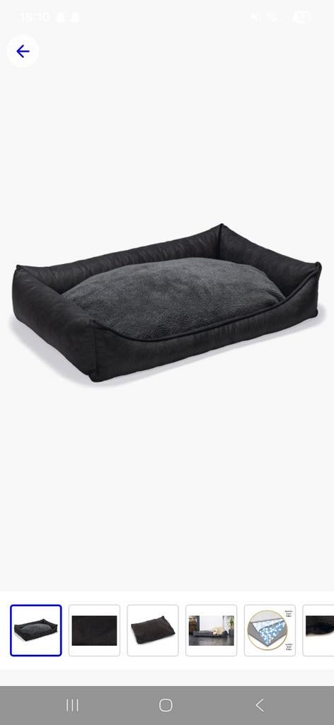 Beeztees Memory Foam Uma Hondenmand Antraciet - 100 x 80 cm, Ophalen of Verzenden, Zo goed als nieuw