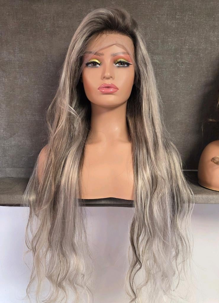 Lace wig echt haar, Sieraden, Tassen en Uiterlijk, Uiterlijk | Haarverzorging, Ophalen of Verzenden, Nieuw, Pruik of Haarverlenging