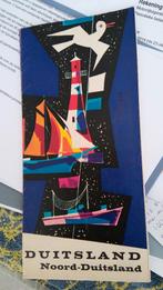 landkaart - Duitsland: Noord-Duitsland ongeveer 1960, Boeken, 2000 tot heden, Ophalen of Verzenden, Duitsland, Landkaart