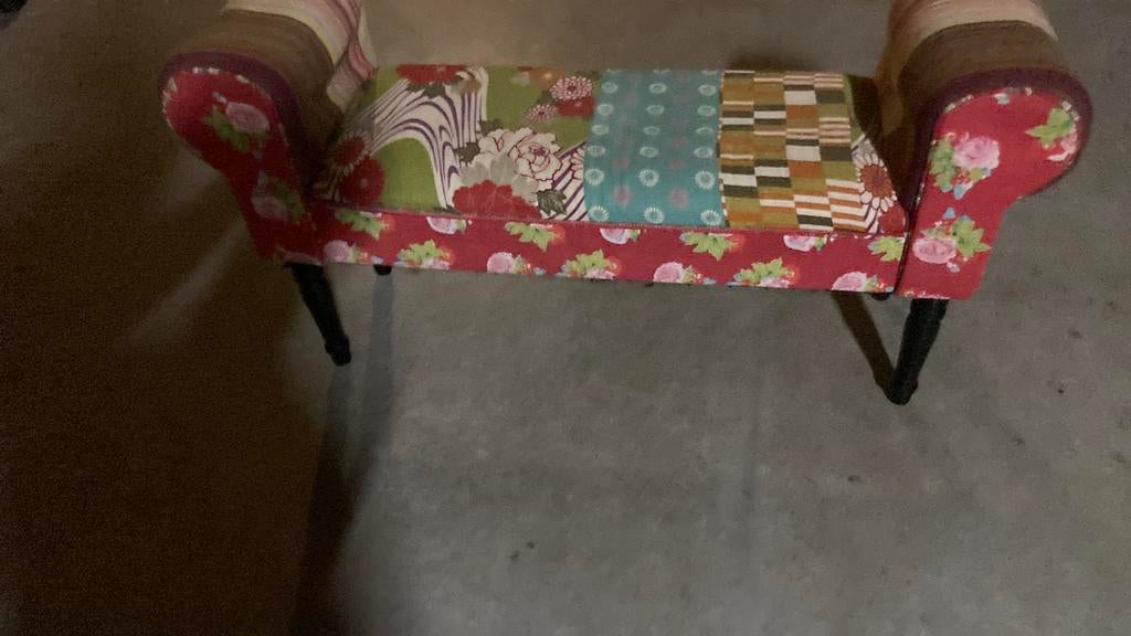 Bankje, Huis en Inrichting, Tweepersoons, 75 tot 100 cm, Ophalen of Verzenden, Zo goed als nieuw