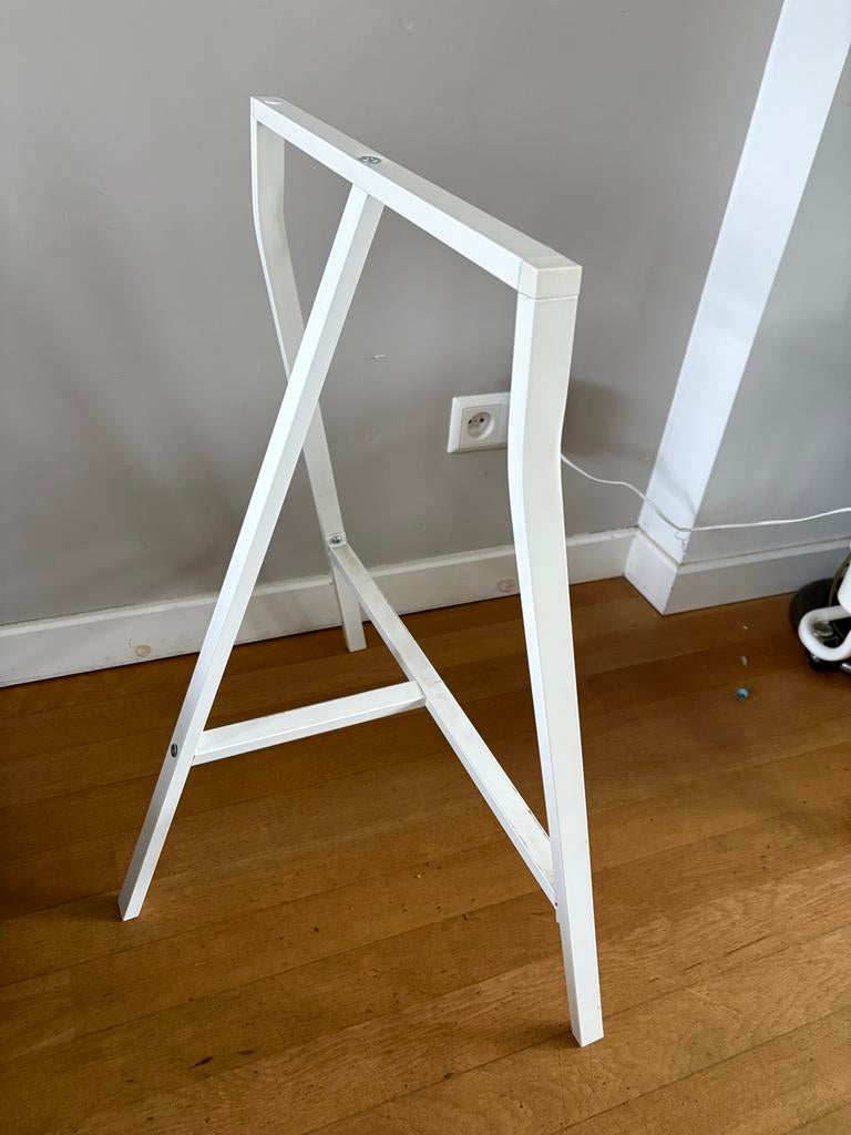 IKEA Lerberg schraag wit, Ophalen, Tafelpoot, Gebruikt, Minder dan 50 cm