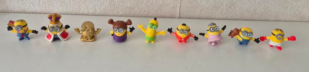9 Minions figuurtjes, Ophalen of Verzenden, Zo goed als nieuw