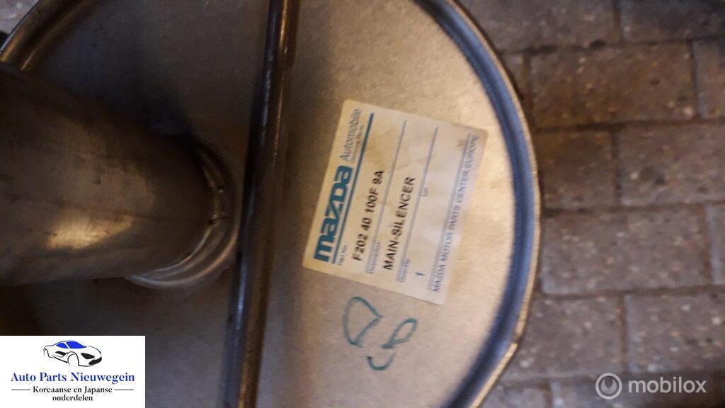 Uitlaat achterdemper Mazda 626 ('79-'02), Auto-onderdelen, Uitlaatsystemen, Mazda, Nieuw, Ophalen of Verzenden