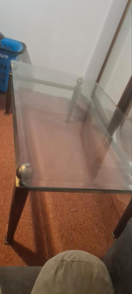 Salontafel, Huis en Inrichting, Tafels | Salontafels, Minder dan 50 cm, 50 tot 100 cm, 100 tot 150 cm, Rechthoekig, Glas, Ophalen of Verzenden