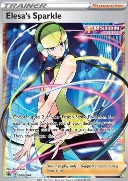 ELESA'S SPARKLE 260/264 - FUSION STRIKE, Hobby en Vrije tijd, Verzamelkaartspellen | Pokémon, Ophalen of Verzenden, Nieuw, Losse kaart