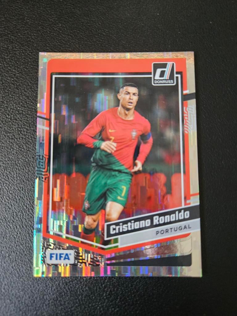 Cristiano Ronaldo Portugal SILVER Panini Donruss 2023-24, Verzenden, Zo goed als nieuw, Plaatje