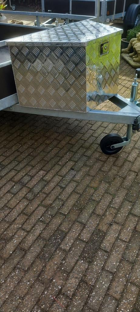 te koop grote disselbak aleminimum  €110 tel 0651621827, Ophalen of Verzenden