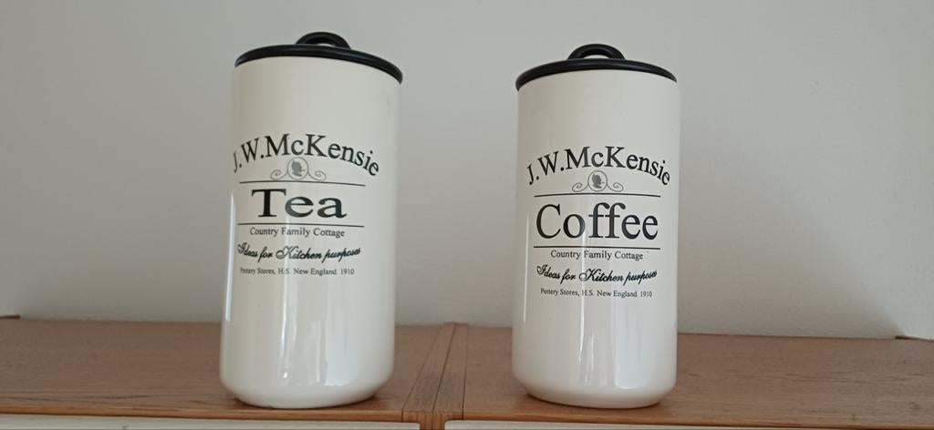 Mooie voorraadpotten. Per 2, Ophalen of Verzenden, Zo goed als nieuw, Overige materialen, Pot, Bus of Blik