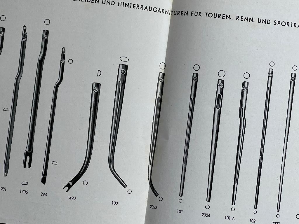 Folder KPZ kronprinz Fahrradteile (jaren 30) , Ophalen of Verzenden