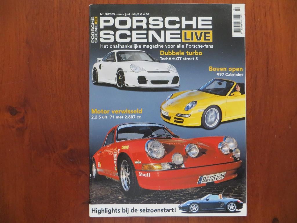 Porsche Scene Live 3 2005 997 Cabriolet, TechArt-GT street S, Ophalen of Verzenden, Nieuw, Porsche
