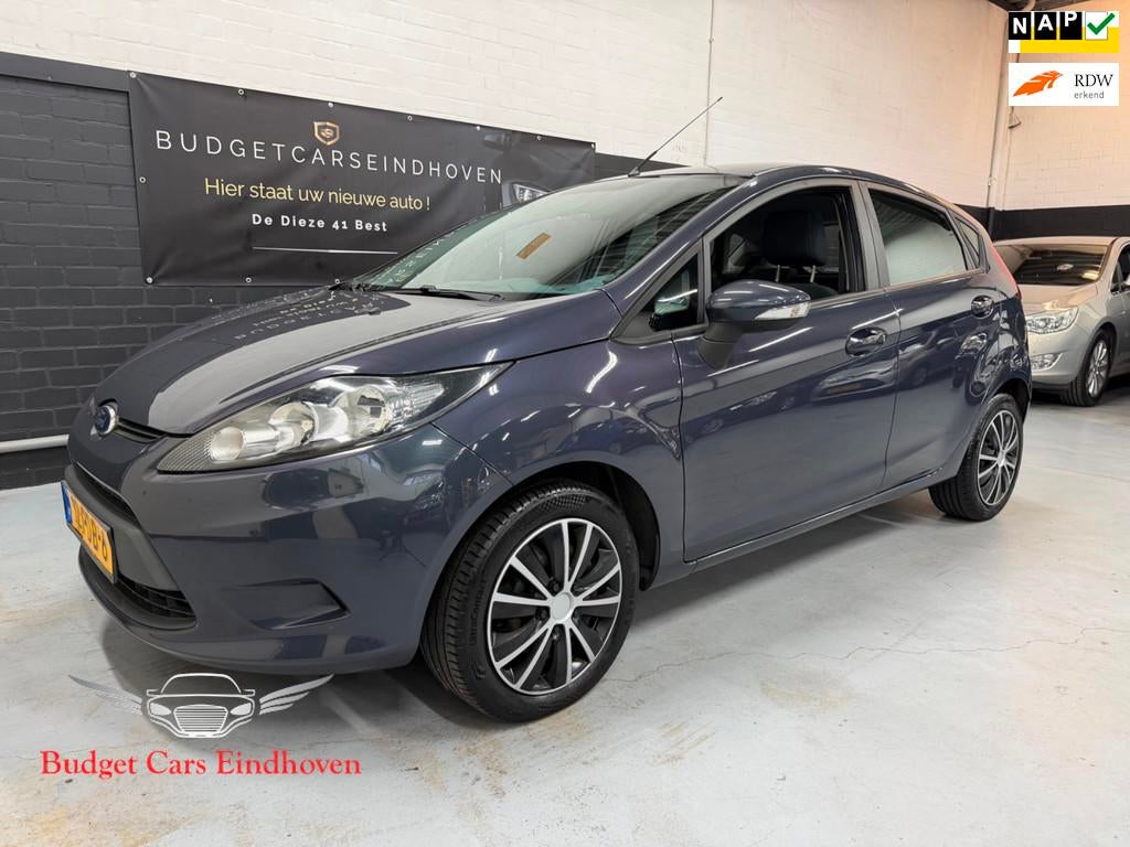 Ford Fiesta 1.25 Limited Nap/Airco/5Drs/APK 2027!, Voorwielaandrijving, Euro 5, Stof, 1242 cc