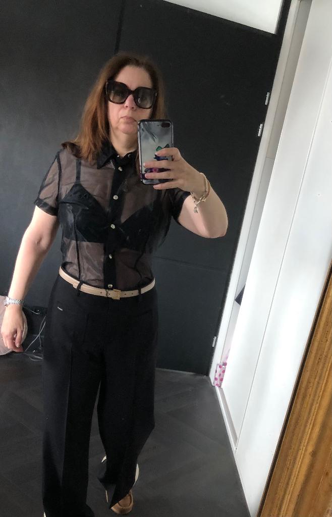 Dolce & Gabbana blouse zgan maat S M ORGINEEL, Kleding | Dames, Blouses en Tunieken, Ophalen of Verzenden, Zo goed als nieuw, Maat 38/40 (M)