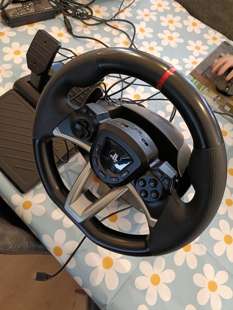 Race stuur voor PlayStation 5 en pc, Spelcomputers en Games, Ophalen of Verzenden, Zo goed als nieuw, Stuur of Pedalen, PlayStation 5