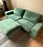 Gratis af te halen: Groene Ikea kivik bank, Ophalen, Gebruikt, Stof