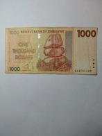Zimbabwe 1000 dollars 2007, Ophalen of Verzenden, Zimbabwe