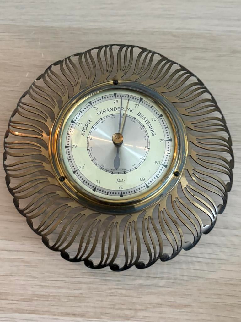 Antieke barometer, Audio, Tv en Foto, Weerstations en Barometers, Ophalen of Verzenden, Zo goed als nieuw