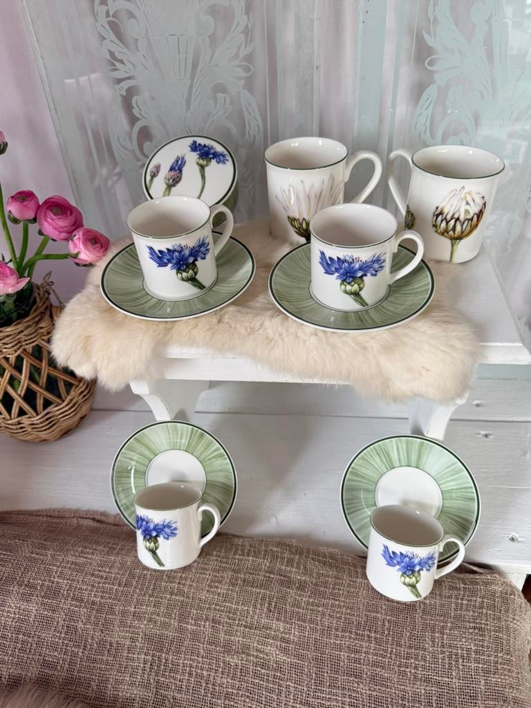 Villeroy&Boch home en Garden  collection Flora 8 dl izgst, Ophalen, Zo goed als nieuw, Porselein, Kop en/of schotel