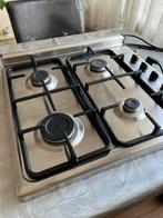 Gaskookplaat RVS vrijstaand Siemens, Ophalen, Minder dan 85 cm, 4 kookzones, Zo goed als nieuw