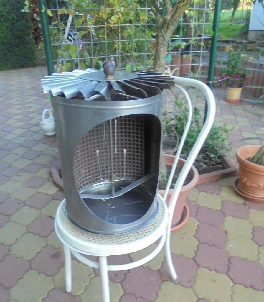 Kipgrill kippengrill bbq kip grill rotisserie tuin camping, Ophalen of Verzenden, Zo goed als nieuw