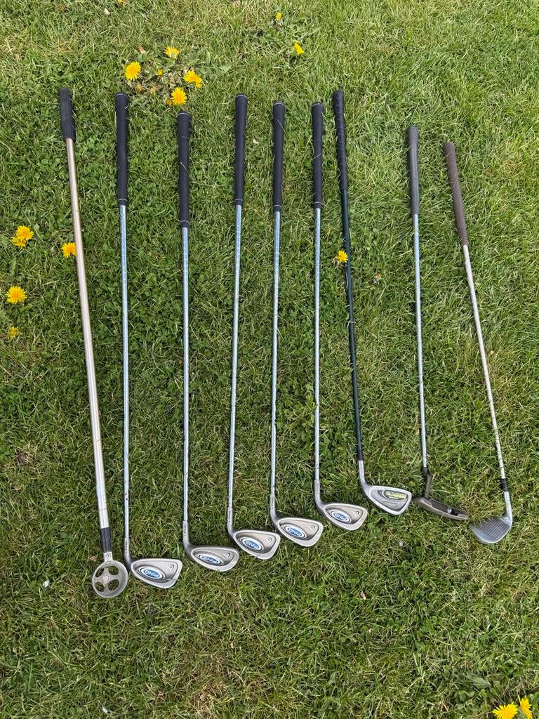 Golfclubset - Diverse clubs, inclusief PING ijzers, Sport en Fitness, Golf, Ophalen of Verzenden, Gebruikt, Set, Ping