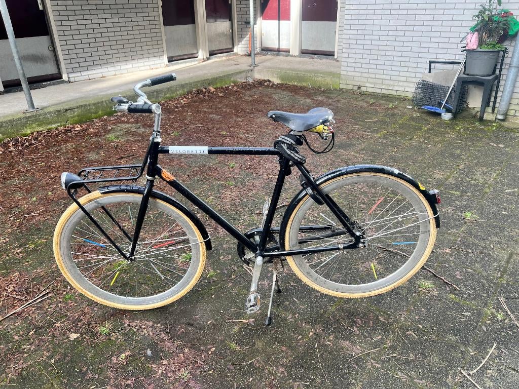 Veloretti Caféracer - Jet Black, Fietsen en Brommers, Fietsen | Heren | Herenfietsen, 57 tot 61 cm, Ophalen, Gebruikt, Overige merken