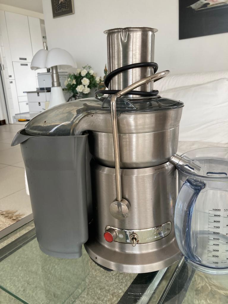 juice fountain pro SOLIS type 843, Ophalen