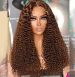 22 inch Vietnamese burmese curly pruik 100% menselijke haar, Ophalen of Verzenden, Nieuw, Pruik of Haarverlenging