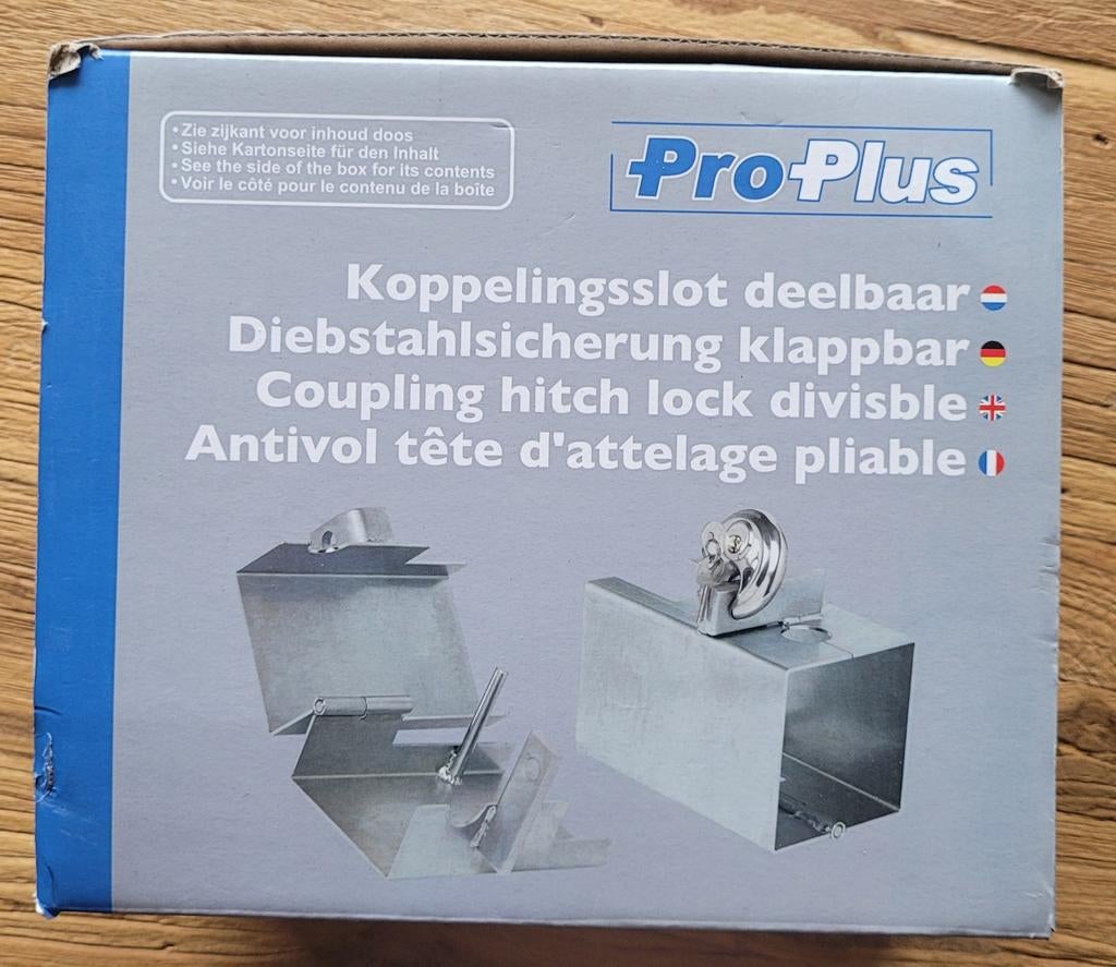 Proplus koppelingsslot incl discusslot, Caravans en Kamperen, Ophalen of Verzenden