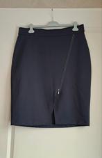 Claudia Sträter Dames Rok Maat 46 met Diagonale Rits, Blauw, Maat 46/48 (XL) of groter, Ophalen of Verzenden, Zo goed als nieuw