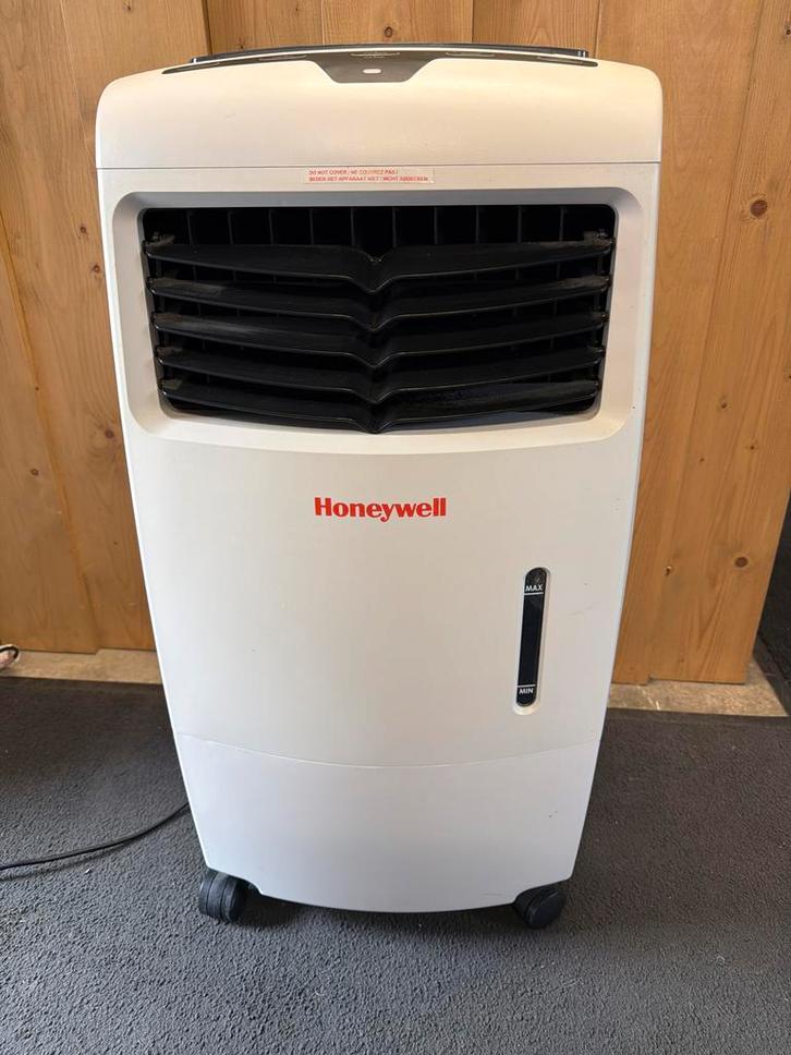 Honeywell Aircooler - Verkoeling met water en ijs, Witgoed en Apparatuur, Airco's, Gebruikt, Mobiele airco, Minder dan 60 m³, 3 snelheden of meer