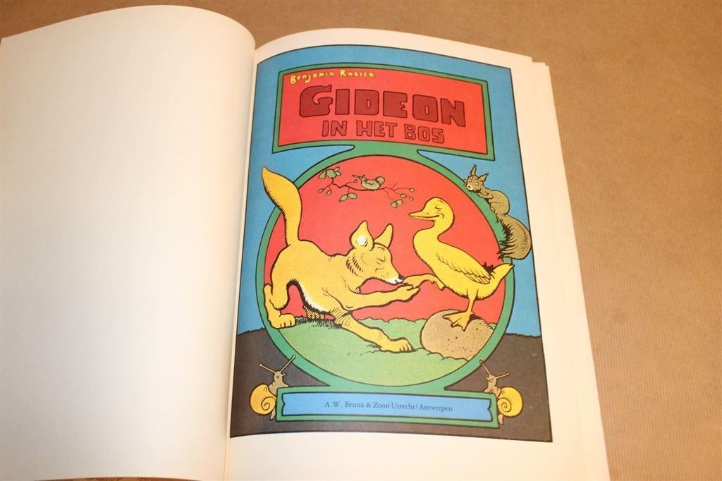 Benjamin Rabier: Gideon in het Bos — Vintage Prentenboek, Ophalen of Verzenden, Gelezen