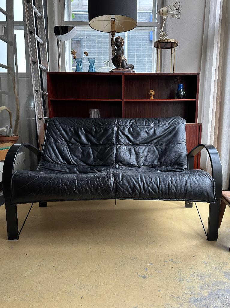 Vintage design Björklund Polhem sofa, tweezitsbank Ikea