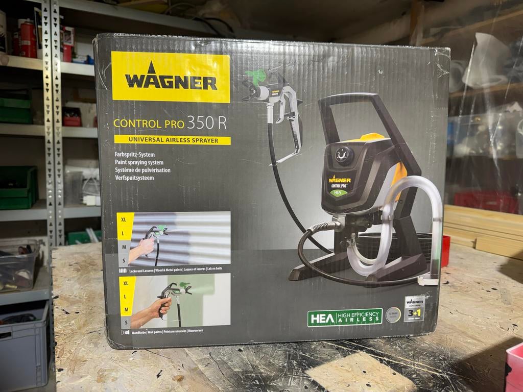 Wagner Control Pro 350 R Verfspuit - Nieuw in doos, Ophalen of Verzenden, Nieuw, Verfspuit of Verfpomp