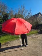 Rode parasol 150 cm doorsnede, Tuin en Terras, Parasols, Ophalen of Verzenden