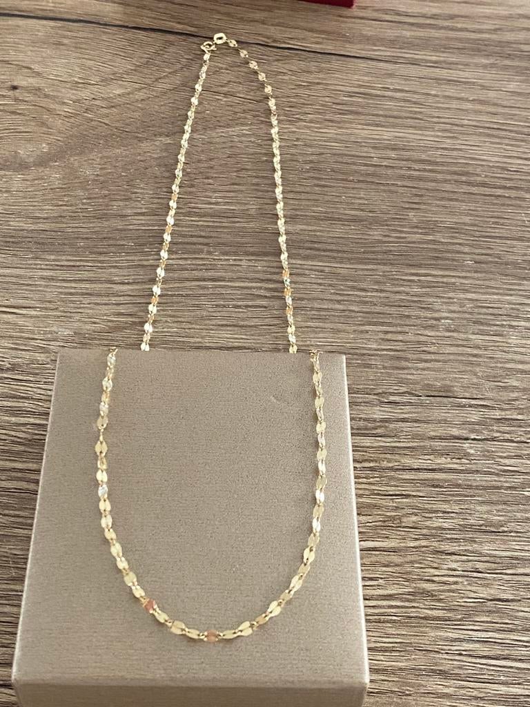 14 karaat gouden ketting gemerkt 585, Ophalen of Verzenden, Nieuw, Goud, Goud