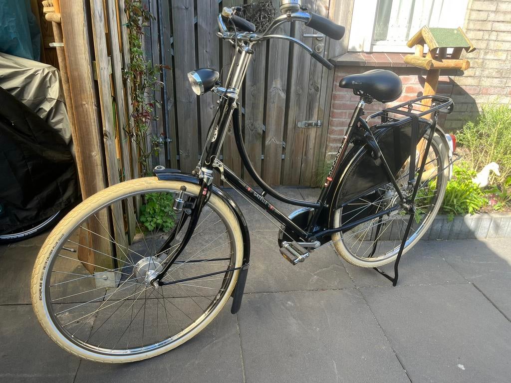 Gazelle Tour Populair izgs frm 57 cm, Versnellingen, Zo goed als nieuw, Trommelrem, 56 cm of meer