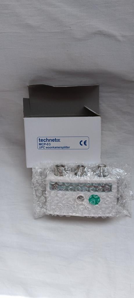 Technetix MCP-03 UPC woonkamersplitter, Ophalen of Verzenden, Nieuw, Minder dan 2 meter, Coaxiale kabel